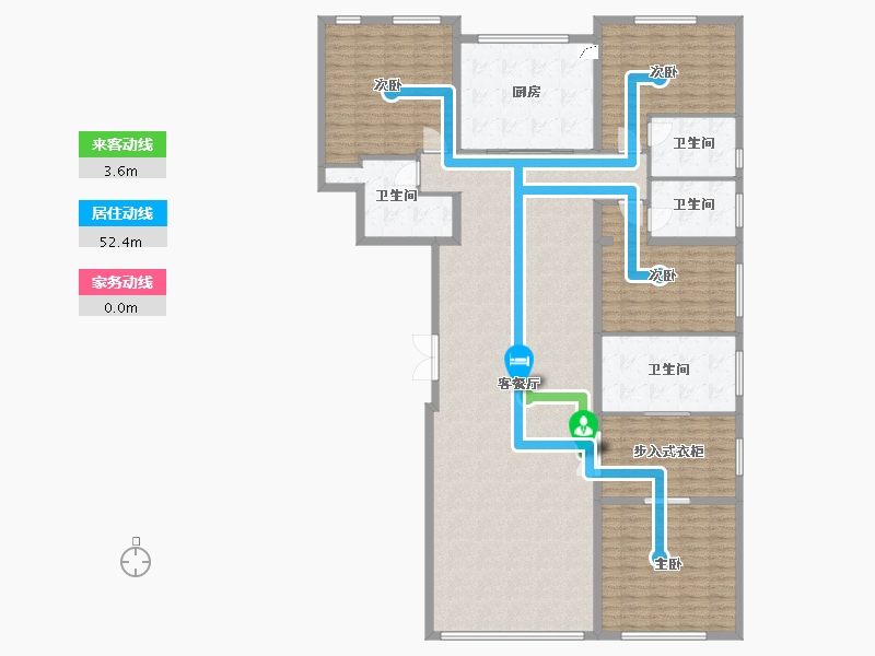 北京-北京市-如园-220.00-户型库-动静线