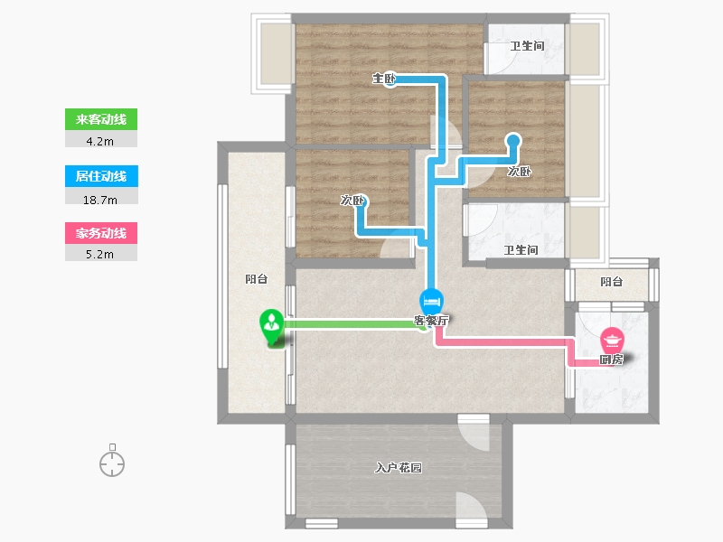 广东省-肇庆市-弘宇世纪广场5座-90.00-户型库-动静线