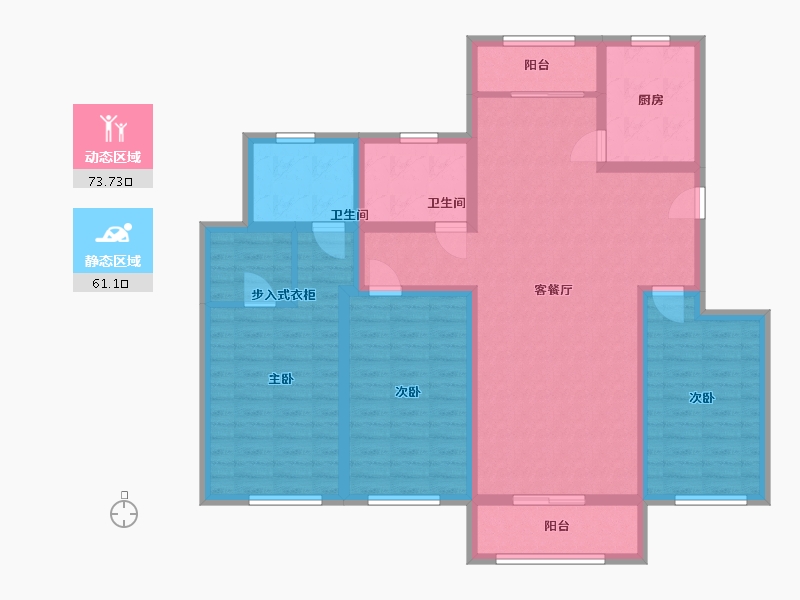 河北省-邯郸市-澜湾-120.00-户型库-动静分区