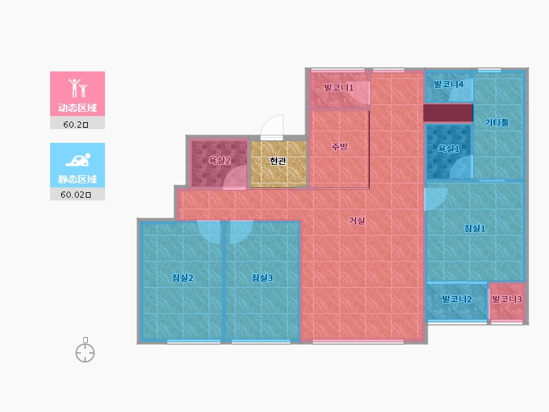 경기도-파주시-한빛7단지휴먼시아-114.08-户型库-动静分区