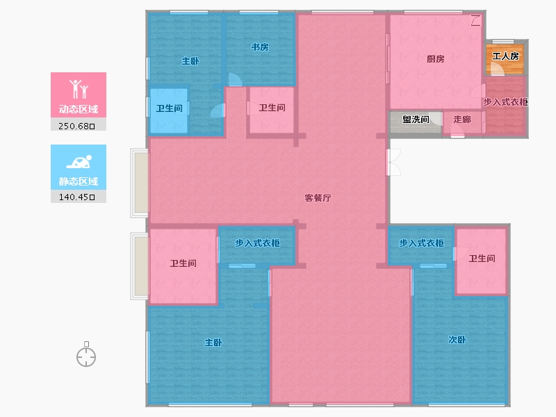 北京-北京市-西山壹号院-400.00-户型库-动静分区