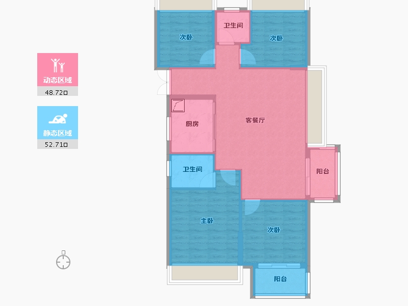 广西壮族自治区-柳州市-君汇濠庭-123.00-户型库-动静分区