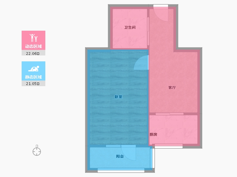 北京-北京市-南沙滩小区44-51号楼-38.00-户型库-动静分区