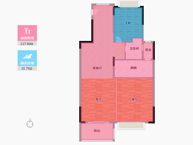 上海-上海市-华发四季半岛-155.00-户型库-动静分区