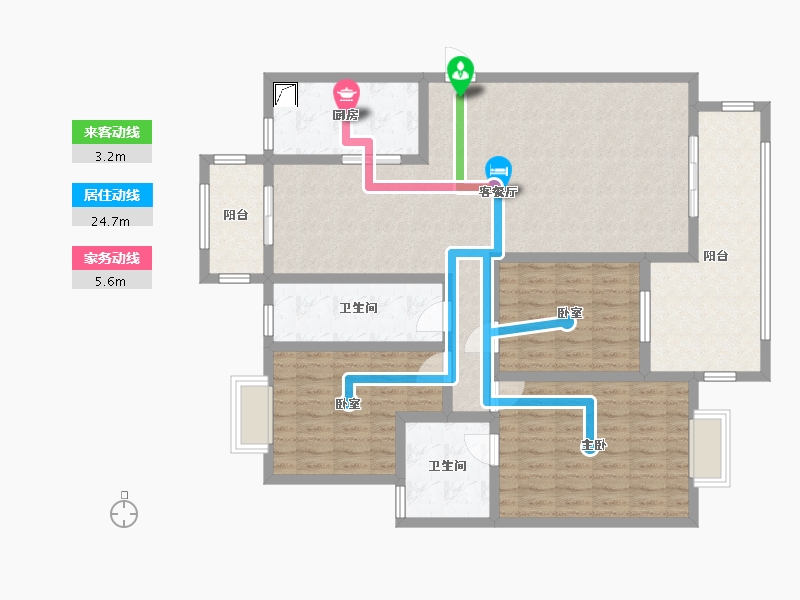 湖南省-长沙市-1-127.00-户型库-动静线