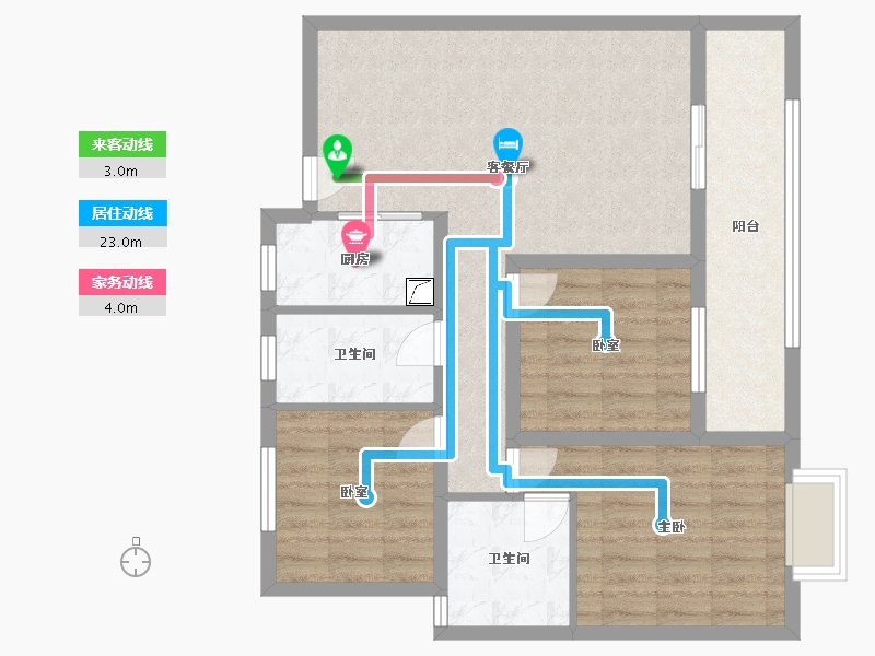 江西省-上饶市-中央公园-96.00-户型库-动静线