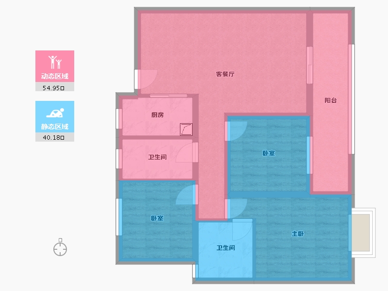 江西省-上饶市-中央公园-96.00-户型库-动静分区