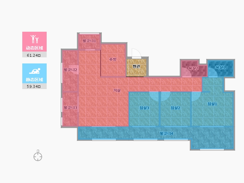 경기도-파주시-운정아모리움한빛마을-114.12-户型库-动静分区