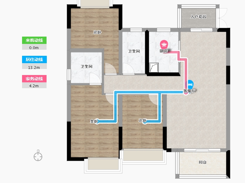 贵州省-贵阳市-自建房-110.00-户型库-动静线