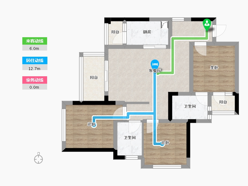 四川省-成都市-明信城C区-81.00-户型库-动静线