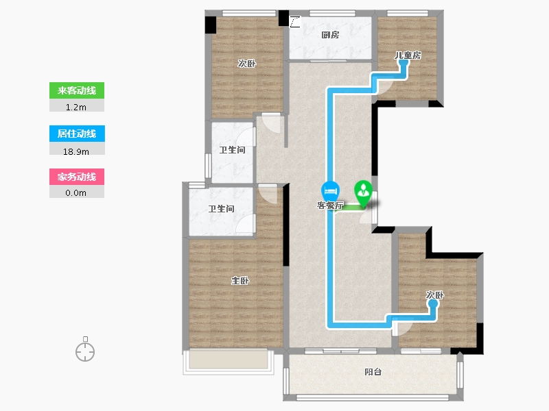 贵州省-铜仁市-悦珊-129.00-户型库-动静线