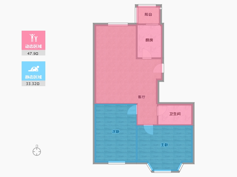 天津-天津市-祺林园-75.55-户型库-动静分区