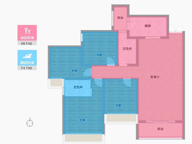 贵州省-铜仁市-公园华府-0.00-户型库-动静分区