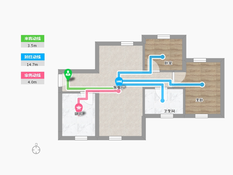 香港特别行政区-沙田区-愉翠苑-48.00-户型库-动静线