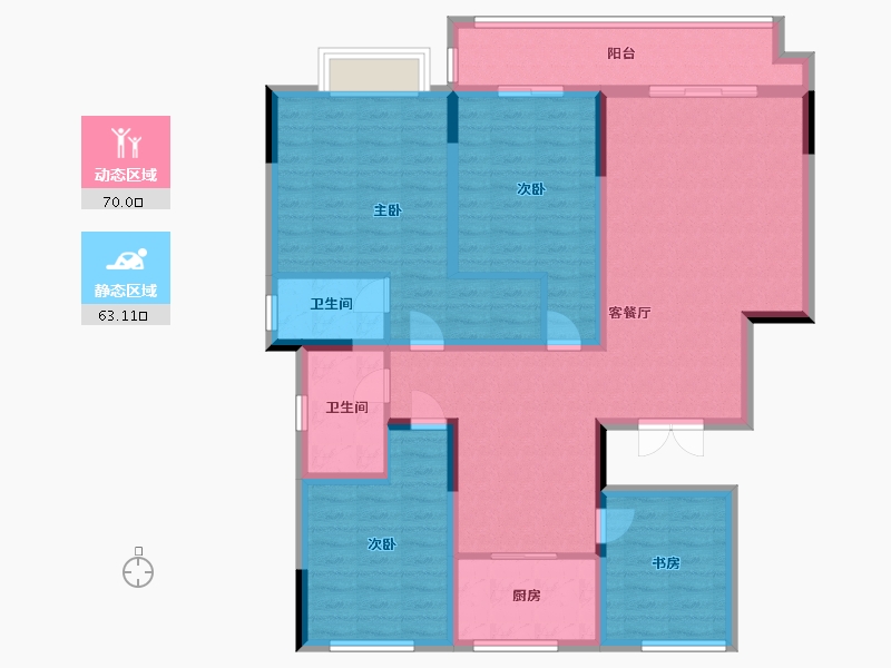 河南省-开封市-大河国际-119.00-户型库-动静分区