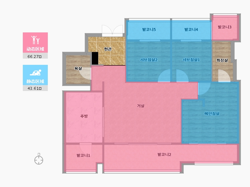 경기도-평택시-송화마을현대홈타운-114.43-户型库-动静分区