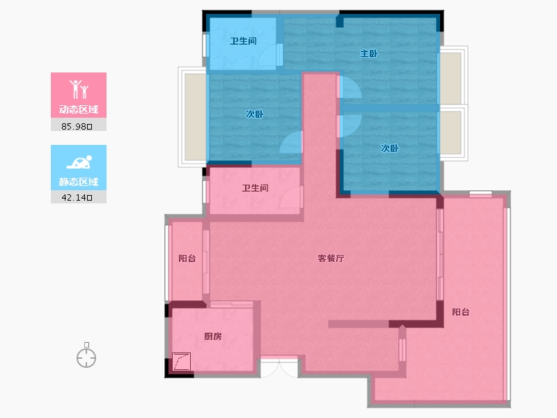 湖南省-怀化市-滨江花园-175.00-户型库-动静分区