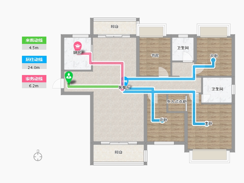 湖南省-长沙市-依云曦城-117.23-户型库-动静线