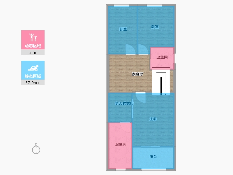 福建省-泉州市-万科·城市之光二期-82.03-户型库-动静分区