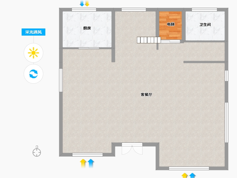 广东省-中山市-翡翠园-120.00-户型库-采光通风