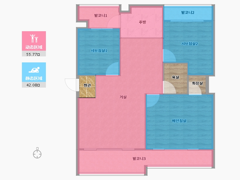 경기도-수원시 팔달구-화서주공3단지-98.15-户型库-动静分区