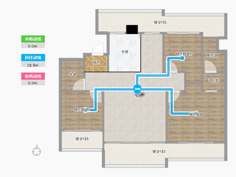 경기도-수원시 팔달구-꽃뫼버들마을코오롱-115.11-户型库-动静线