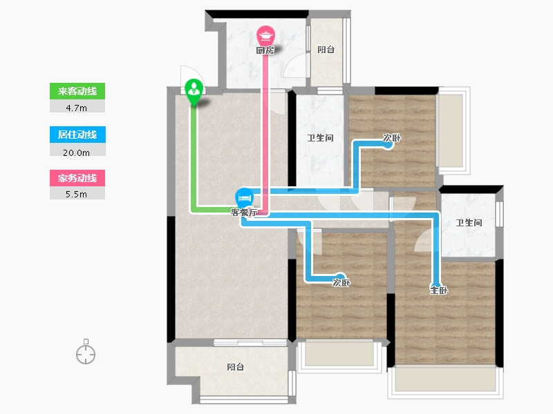 广西壮族自治区-贵港市-广汇圣湖城-89.00-户型库-动静线