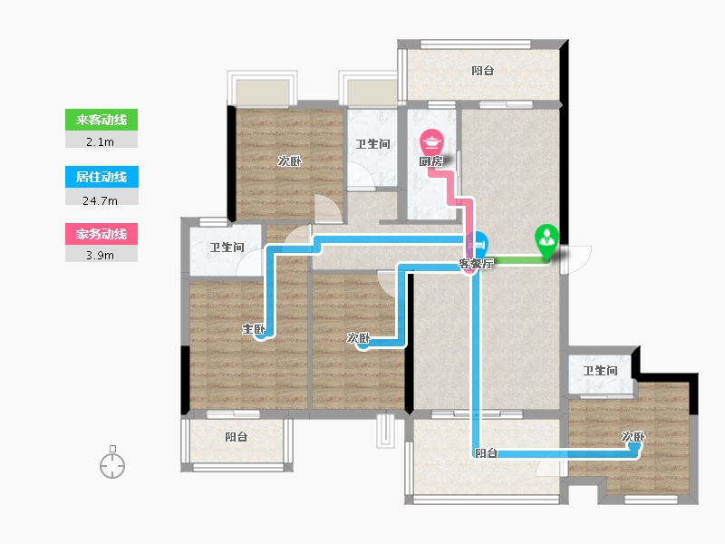 广东省-汕尾市-嘉和花园-150.00-户型库-动静线