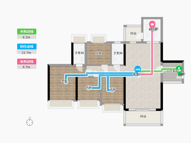 广东省-肇庆市-合富·双城时代-108.00-户型库-动静线