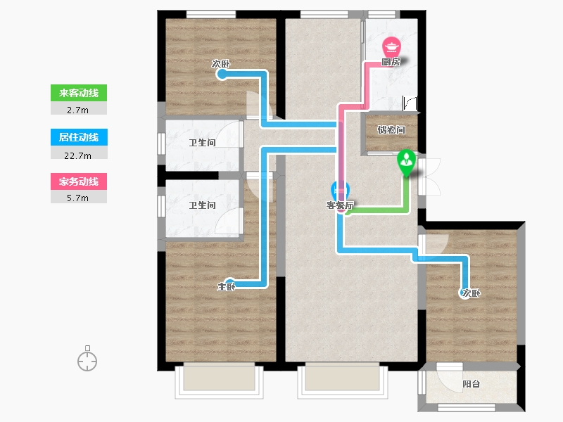 河北省-保定市-熙悦山-97.04-户型库-动静线