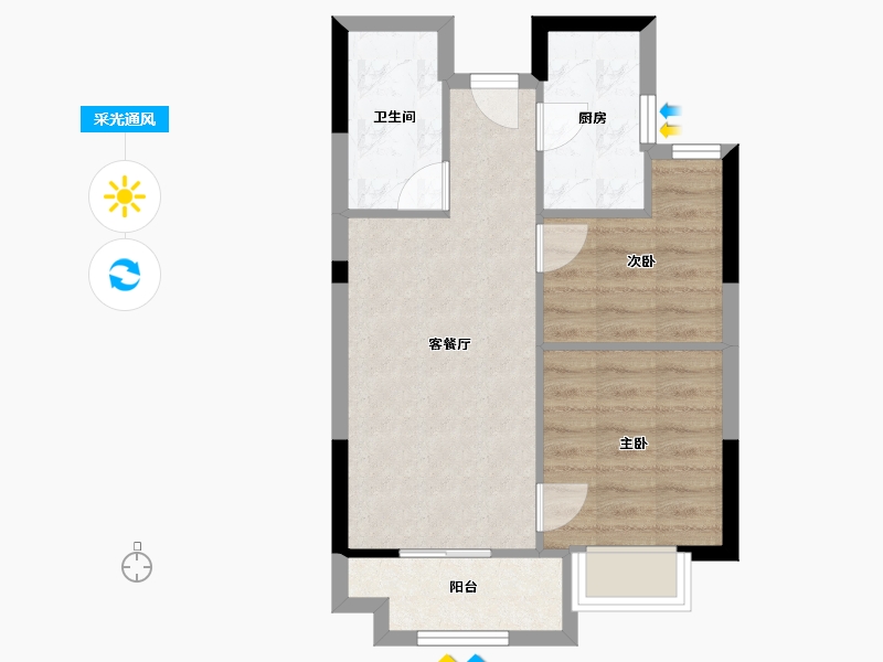 福建省-福州市-时代江来-50.00-户型库-采光通风