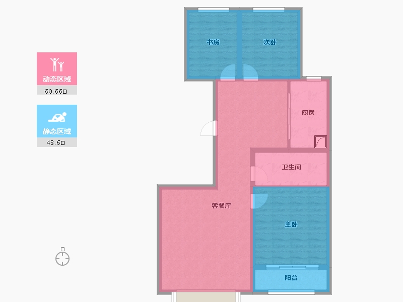 河北省-承德市-德润庄园-92.00-户型库-动静分区