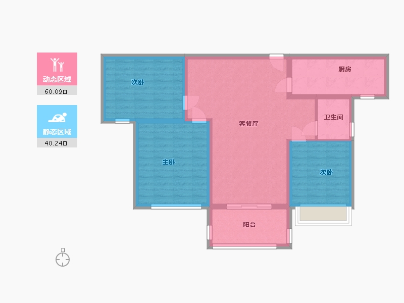 河南省-信阳市-龙湖春天-90.00-户型库-动静分区