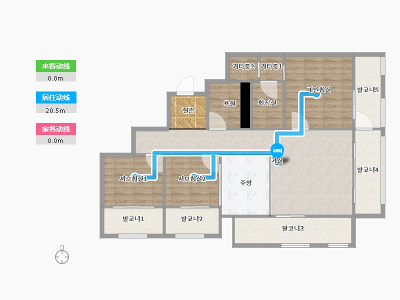 경기도-수원시 권선구-와이시티-103.41-户型库-动静线