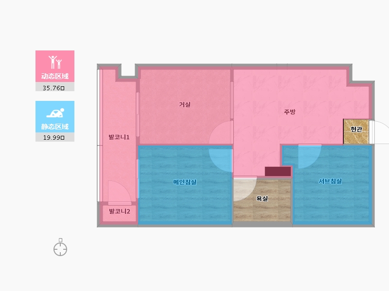 인천광역시-부평구-우성1,2,3차-55.37-户型库-动静分区