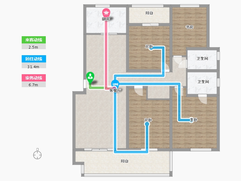 江苏省-镇江市-天怡天颐城·和园-155.00-户型库-动静线