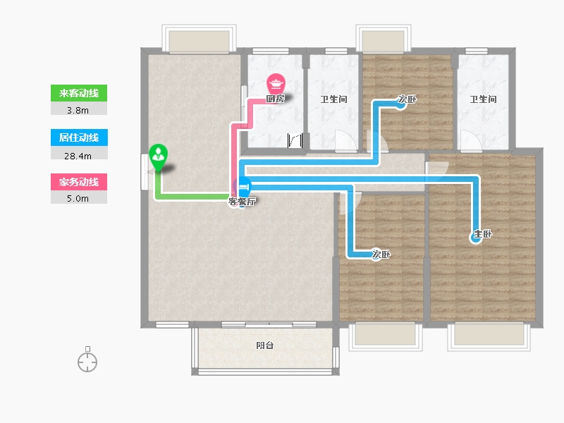 江西省-九江市-联泰万泰城-131.90-户型库-动静线