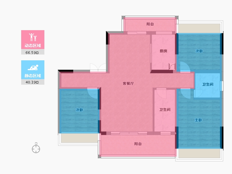 广东省-韶关市-凌江府-110.00-户型库-动静分区