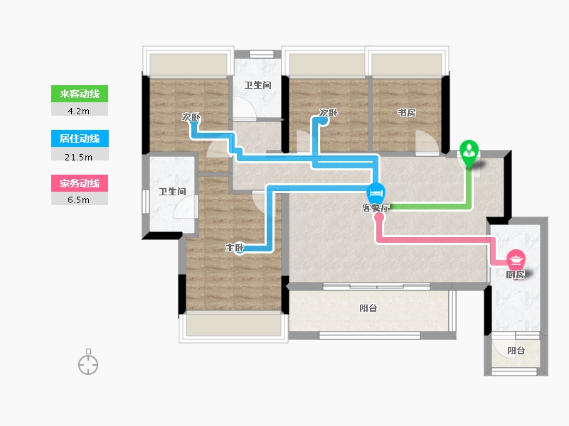 四川省-达州市-金科集美天宸-112.00-户型库-动静线