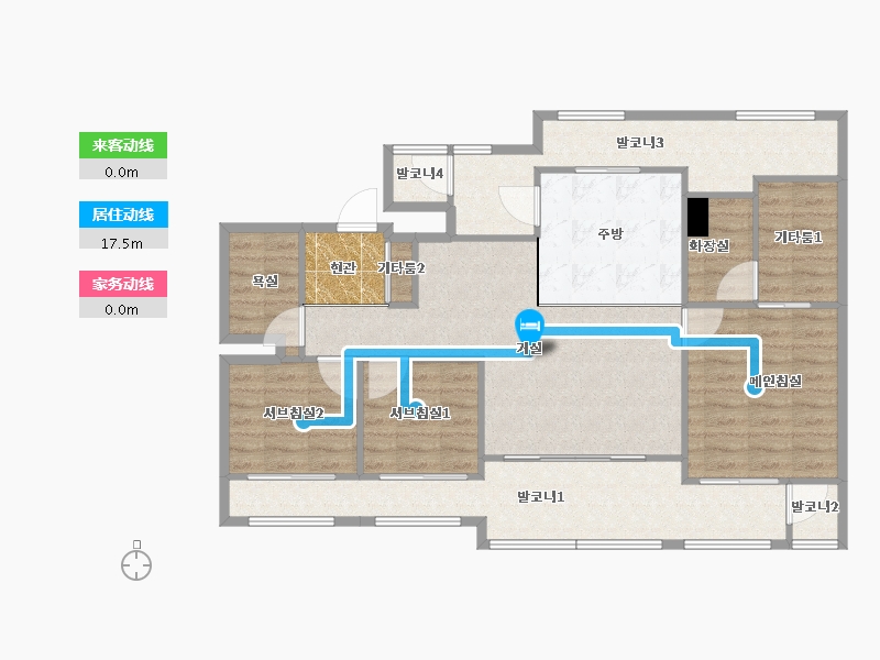 경기도-수원시 영통구-영통SK뷰-104.76-户型库-动静线