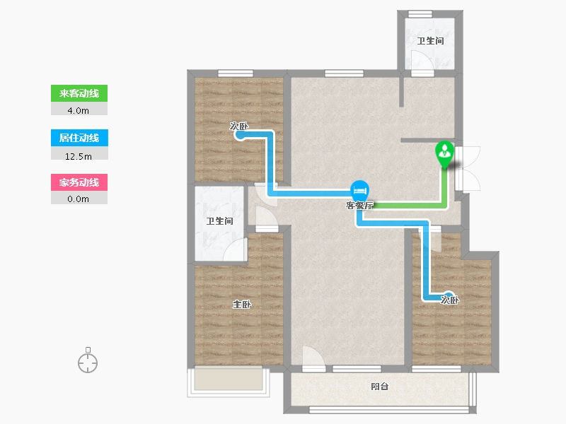 辽宁省-葫芦岛市-欧洲城-96.00-户型库-动静线