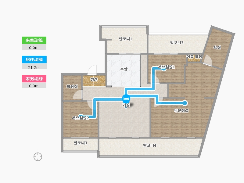 경기도-용인시 기흥구-교동마을구성자이3차-149.78-户型库-动静线