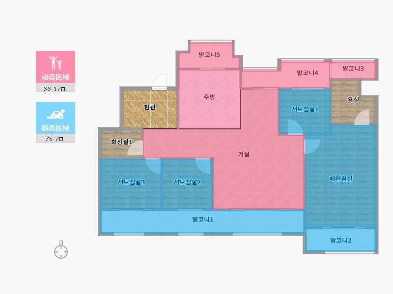 경기도-파주시-해솔마을1단지두산위브-149.59-户型库-动静分区