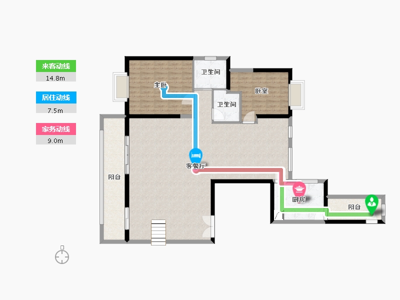 陕西省-安康市-龙湾水境-240.00-户型库-动静线