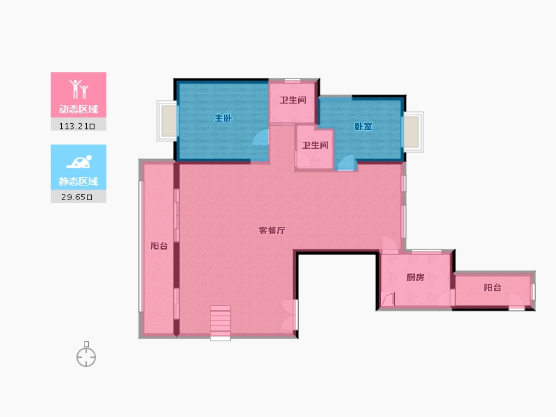 陕西省-安康市-龙湾水境-240.00-户型库-动静分区