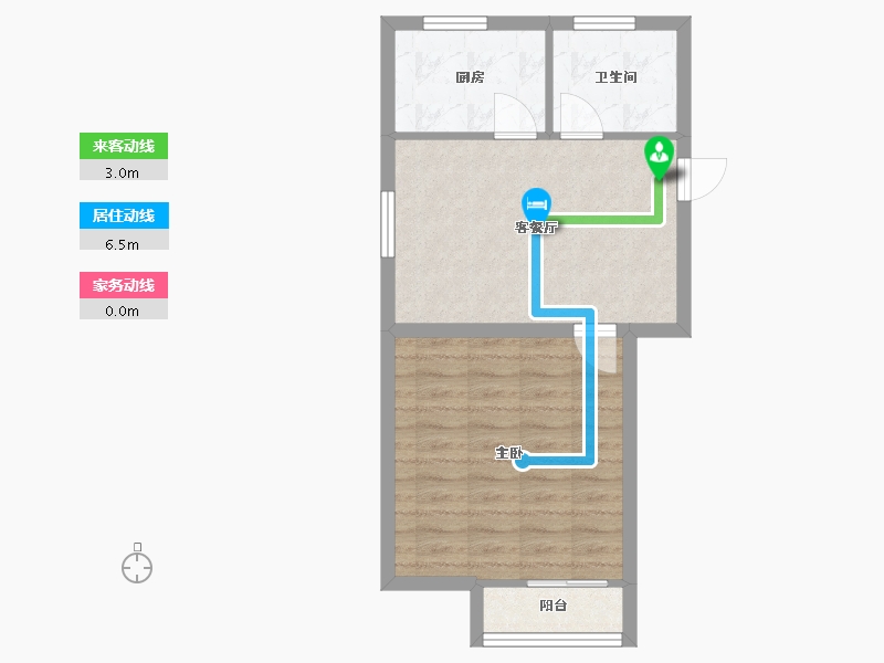 江苏省-苏州市-嘉鹿花园-1号楼-49.00-户型库-动静线