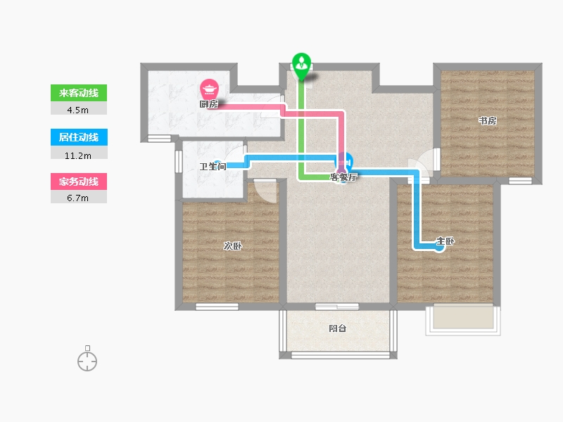 山东省-枣庄市-滕建恒益园-89.00-户型库-动静线