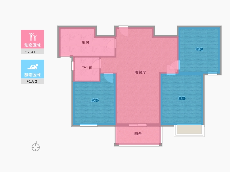 山东省-枣庄市-滕建恒益园-89.00-户型库-动静分区