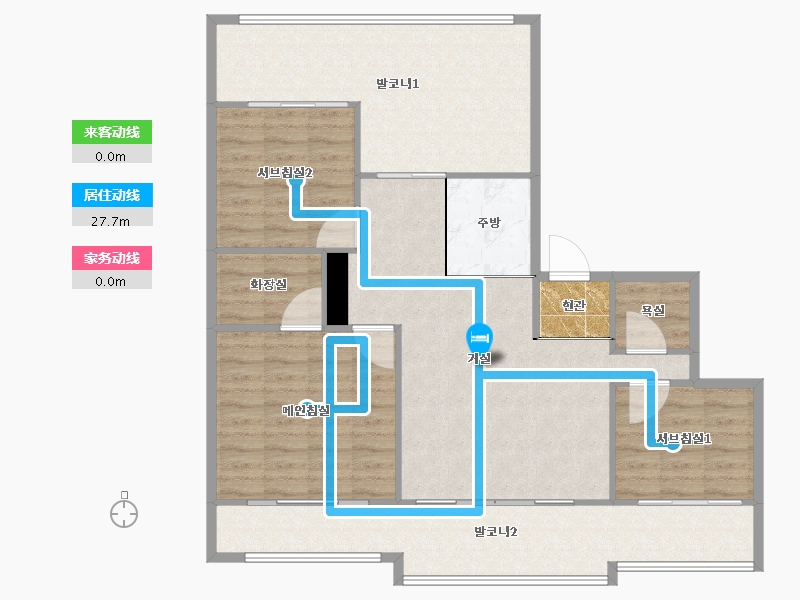 경기도-용인시 처인구-예진피렌체빌리지3차-104.21-户型库-动静线