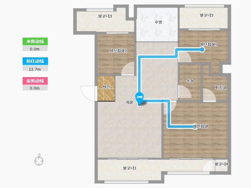 경기도-수원시 권선구-삼정-98.09-户型库-动静线